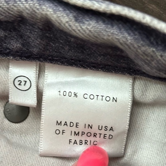 GRLFRND Karolina High Rise Skinny Crop Jeans Destroyed in You Got the Look Sz 27 - Picture 9 of 9